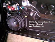 2010-2015 Camaro 6-1/2" Front Door Speaker Adapters (pair)