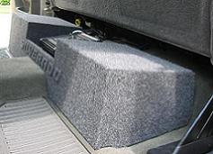 1999-2006 Chevy Silverado Ext Cab Truck Dual 10/" Kicker Square Subwoofer Sub Box