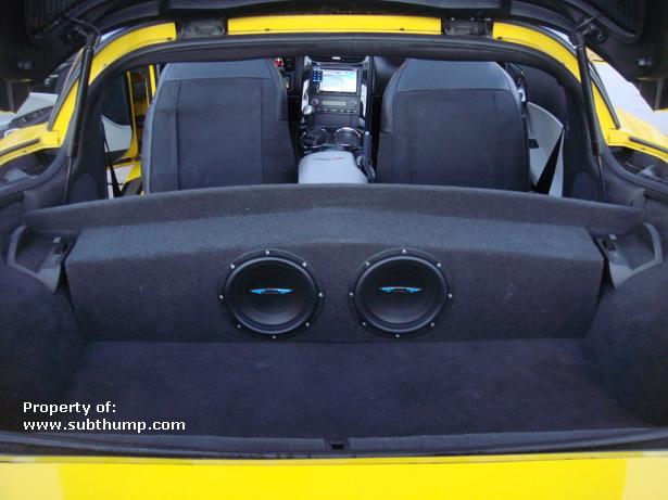C6 Corvette Partition Subwoofer Box