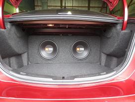 2013-2020 Ford Fusion Dual 10/12 Subwoofer box