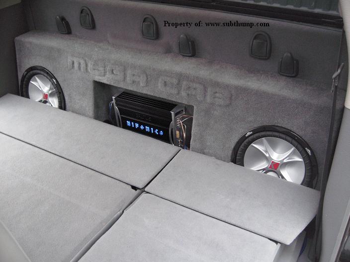 2006-2023 Dodge Ram Mega Cab Dual Sub Box With Amp Space