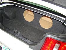 2011-2014 Ford Mustang Coupe Subwoofer Enclosure