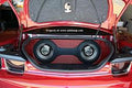 2012-2015 Camaro Trunk Dual Subwoofer Box Two-Tone Vinyl Sub Box 