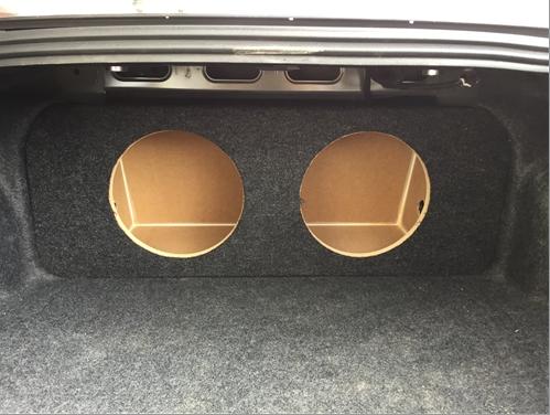 *New* 2015-2018 Ford Mustang Coupe Rear Fire Subwoofer Enclosure 