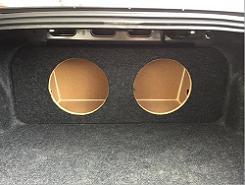*New* 2015-2018 Ford Mustang Coupe Rear Fire Subwoofer Enclosure 