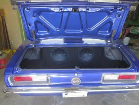 67-69 Camaro Dual 10/12 Subwoofer Box 