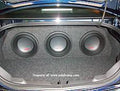 2010-2015 Camaro Triple 10 Subwoofer Box