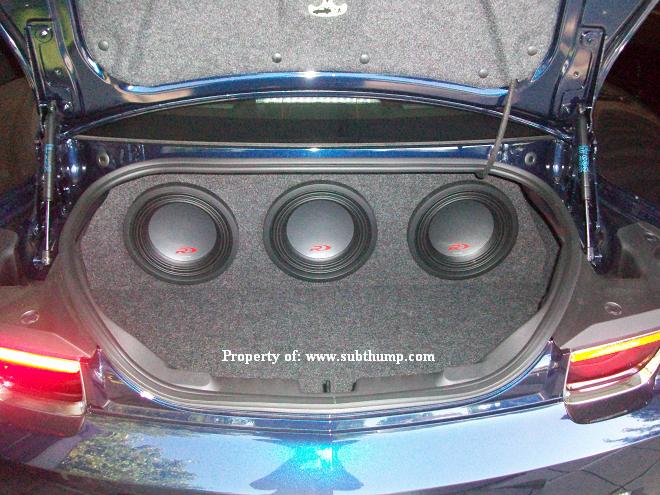 2010-2015 Camaro Triple 10 Subwoofer Box