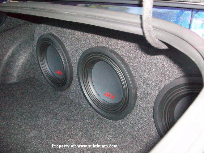 2010-2015 Camaro Triple 10 Subwoofer Box