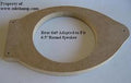 2010 & Up Camaro Rear 6x9 To Round Adapter Plates (pair)