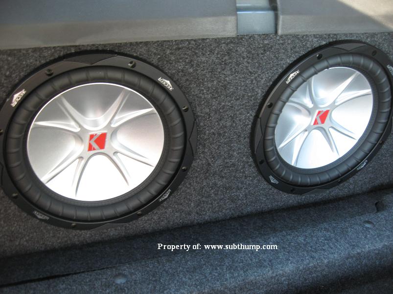 2010-2011 Camaro Front Firing Dual Subwoofer Box