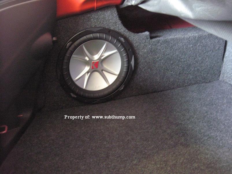 2011-2015 Camaro Convertible 10" Drivers Side Stealth Enclosure