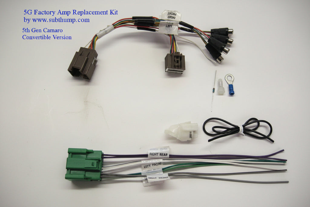 Subthump Exclusive 2011-2015 Camaro Convertible Factory Amp Replacement Kit