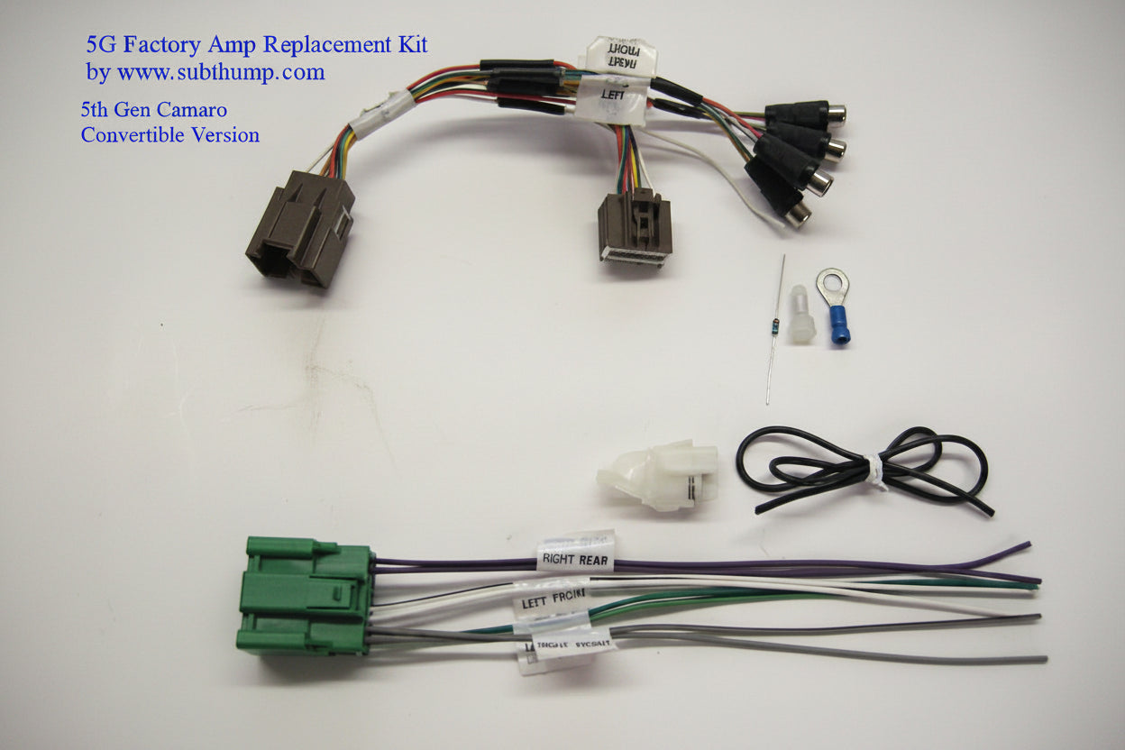 Subthump Exclusive 2011-2015 Camaro Convertible Factory Amp Replacement Kit