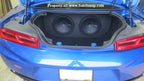 *New* 2016-2024 Camaro LT/LS/SS/ZL1 Dual 10/12 Rear Fire Subwoofer Box