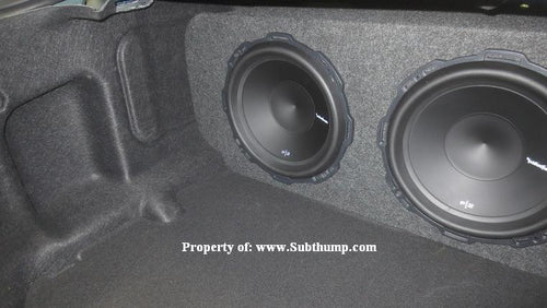 *New* 2016-2024 Camaro LT/LS/SS/ZL1 Dual 10/12 Rear Fire Subwoofer Box
