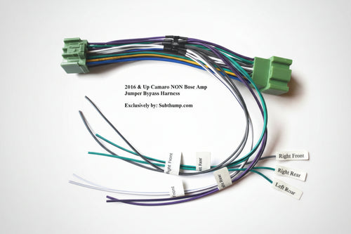 *New* 2016-2024 Camaro Non Bose Plug N Play Amp Integration Harness