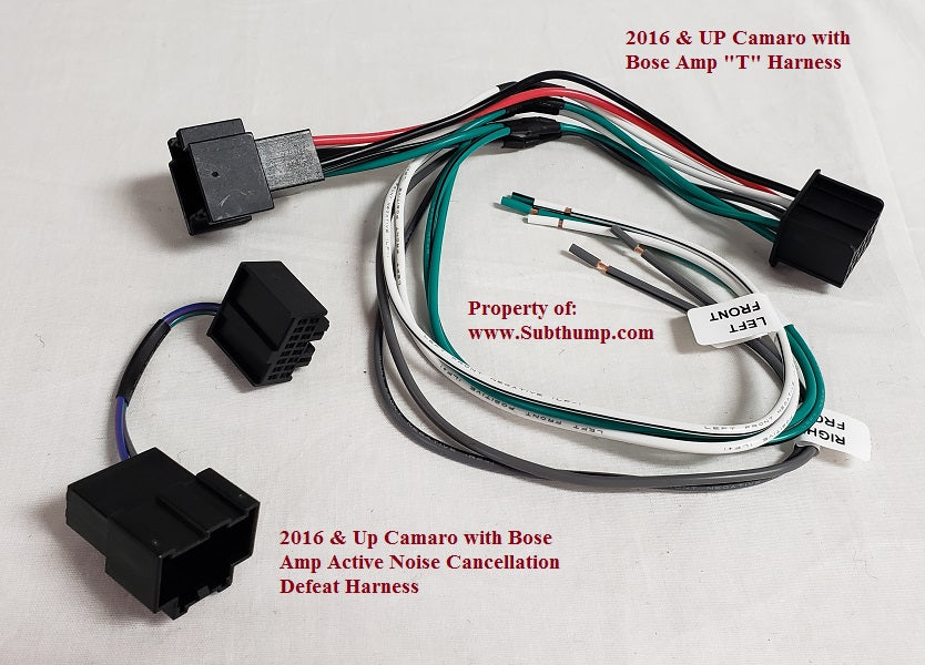 2014-2018 Silverado/Sierra With BOSE Plug N Play T-Harness And ANC Defeat Harness Kit 