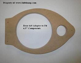 2010 & Up Camaro Rear 6x9 To 6-1/2" Component Set Adapters (pair)
