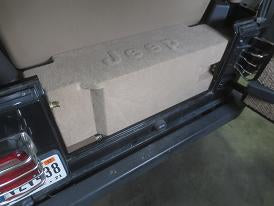1987-2006 Jeep Wrangler Dual 10  Front Fire Sub Enclosure  *New*