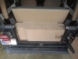 1987-2006 Jeep Wrangler Sinlge 12 Front Fire Sub Enclosure