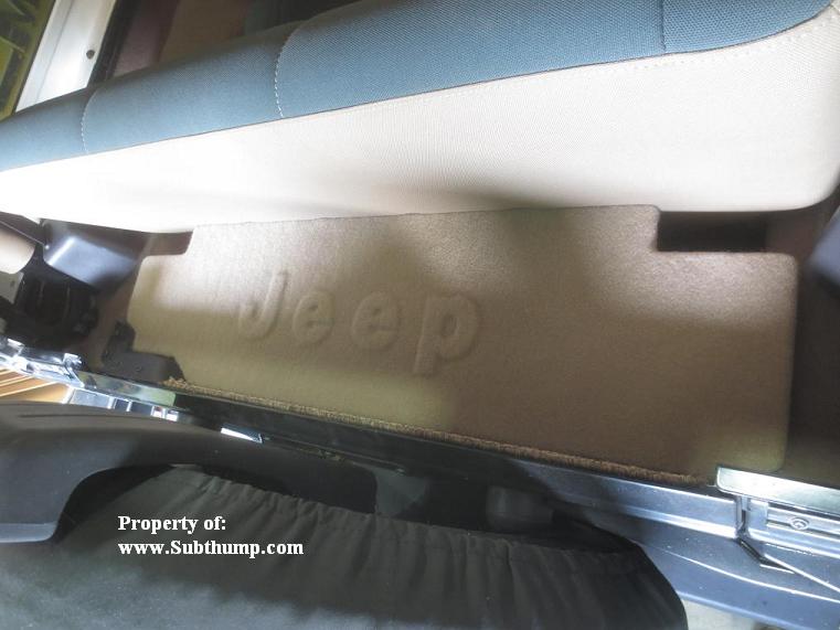 1987-2006 Jeep Wrangler Sinlge 12 Front Fire Sub Enclosure