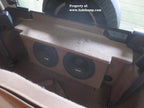 1987-2006 Jeep Wrangler Dual 10  Front Fire Sub Enclosure  *New*