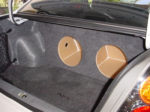 2002-06 Nissan Altima Sedan Subwoofer Enclosure