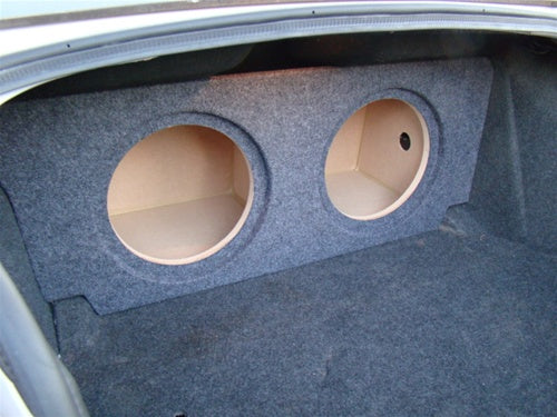 2006-2010 Dodge Charger Subwoofer Box with Recessed Mounting Sur