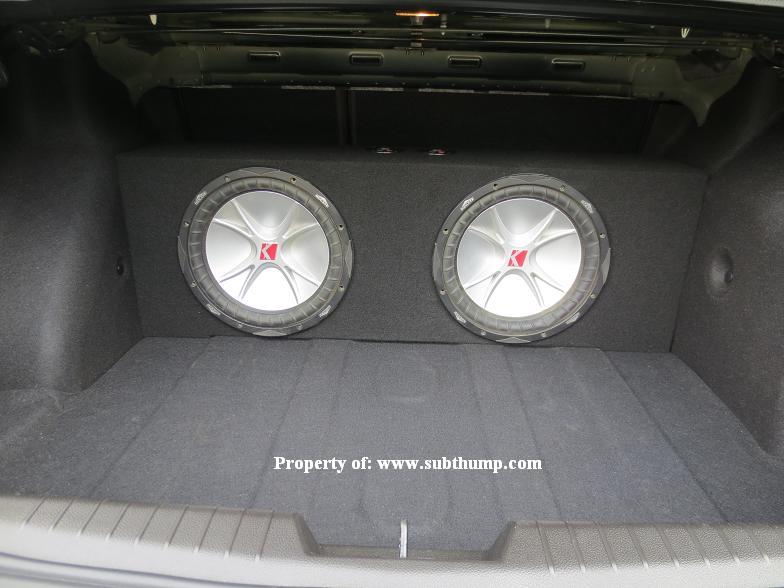 2011-2015 Chevrolet Cruze 4-door Subwoofer Enclosure
