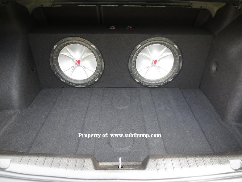 2011-2015 Chevrolet Cruze 4-door Subwoofer Enclosure