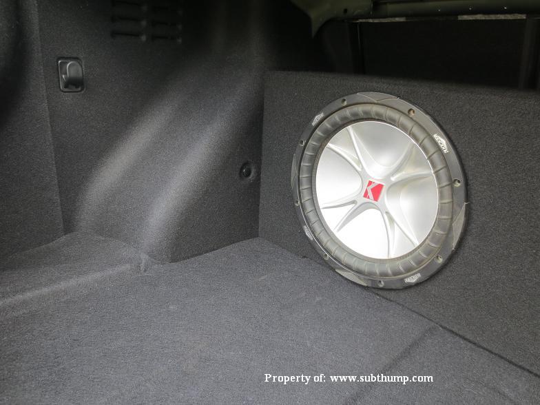 2011-2015 Chevrolet Cruze 4-door Subwoofer Enclosure