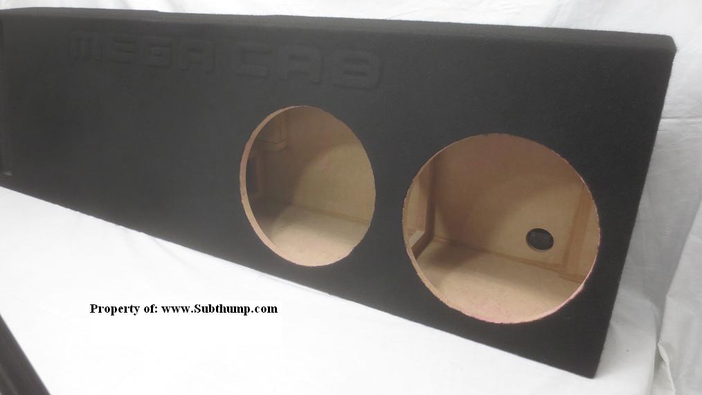 2006-2012 Dodge Ram Mega Cab Deep Heavy Duty Dual 12 Ported Sub Box