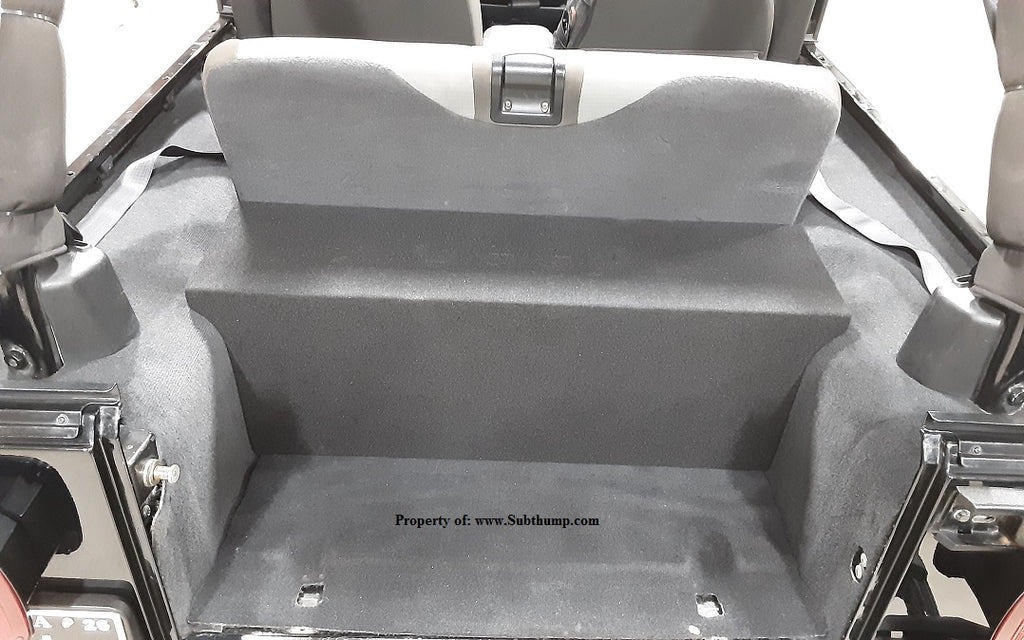 2004-2006 Jeep Wrangler LJ Unlimited Dual 10  Front Fire Sub Enclosure  *New*