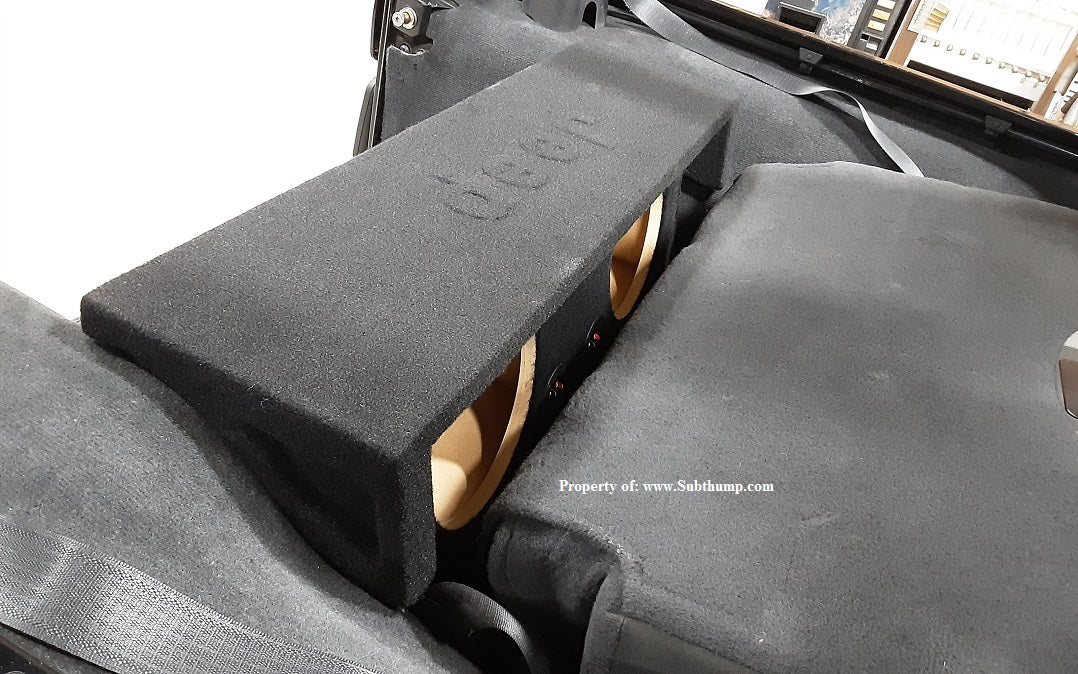 2004-2006 Jeep Wrangler LJ Unlimited Dual 10  Front Fire Sub Enclosure  *New*