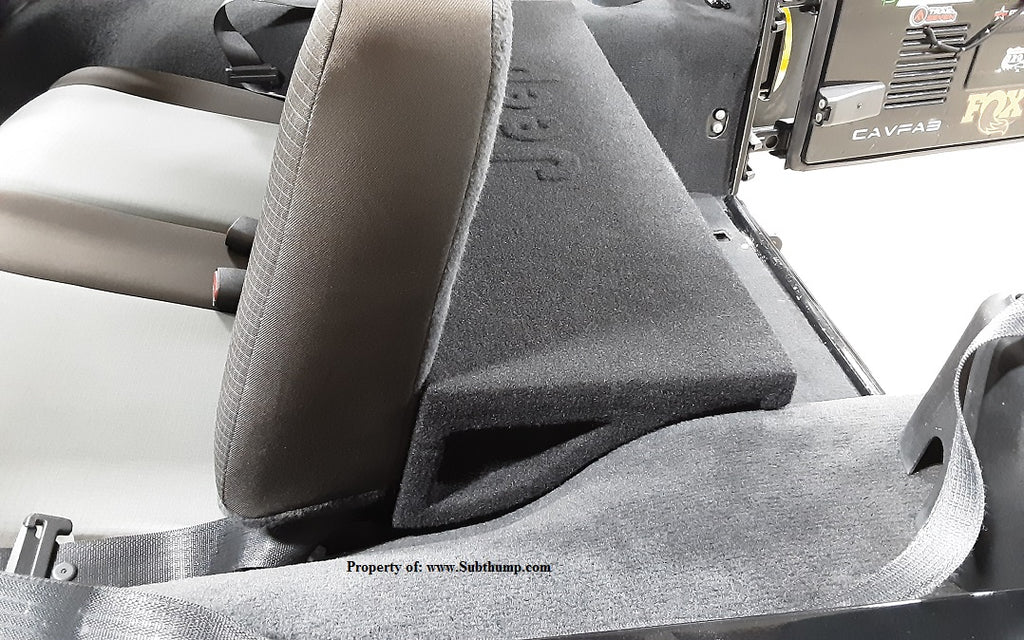 2004-2006 Jeep Wrangler LJ Unlimited Dual 10  Front Fire Sub Enclosure  *New*