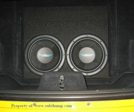 C5 Corvette Dual 10" Stealth Enclosure