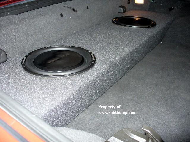 C6 Corvette Coupe/Z06 Dual 10/12  Upfire Sub Enclosure