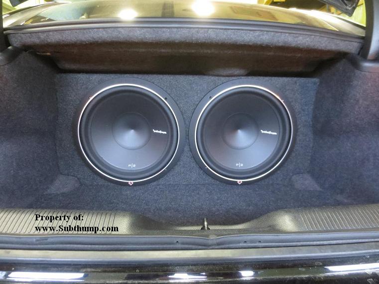 2011-2019 Chrysler 300 Dual 15 Subwoofer Enclosure 