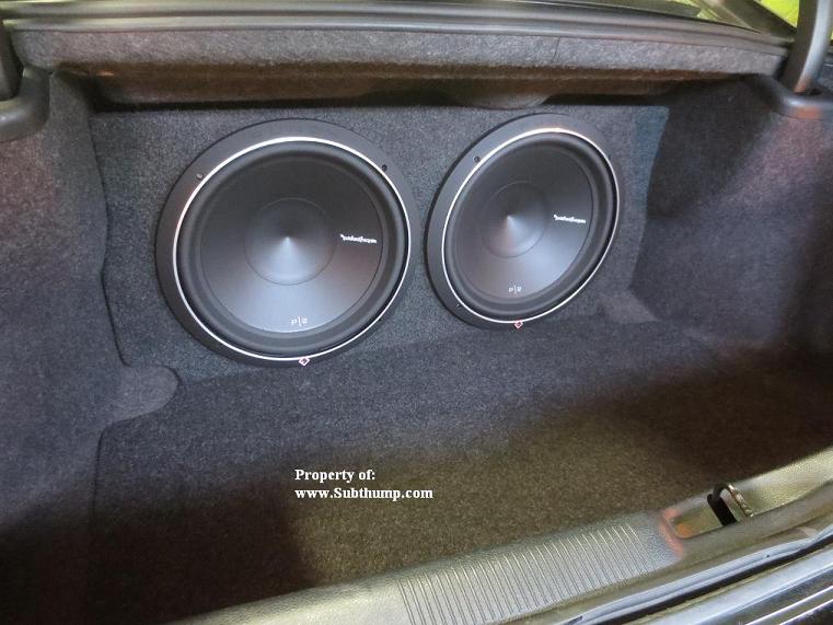2011-2019 Dodge Charger Dual 15 Subwoofer Enclosure