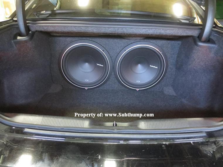 2011-2019 Dodge Charger Dual 15 Subwoofer Enclosure