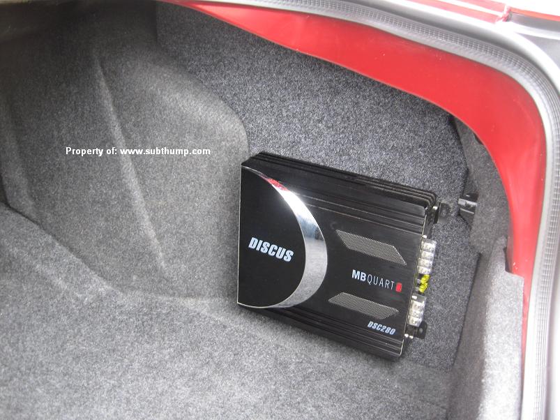 2006 & up Dodge Charger Passenger Side Amp Rack
