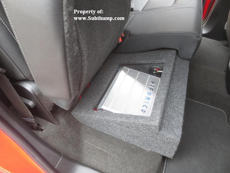 *New* 2023-2026 Colorado/Canyon Crew Cab Single 10 Downfire Sub Box With Amp Space