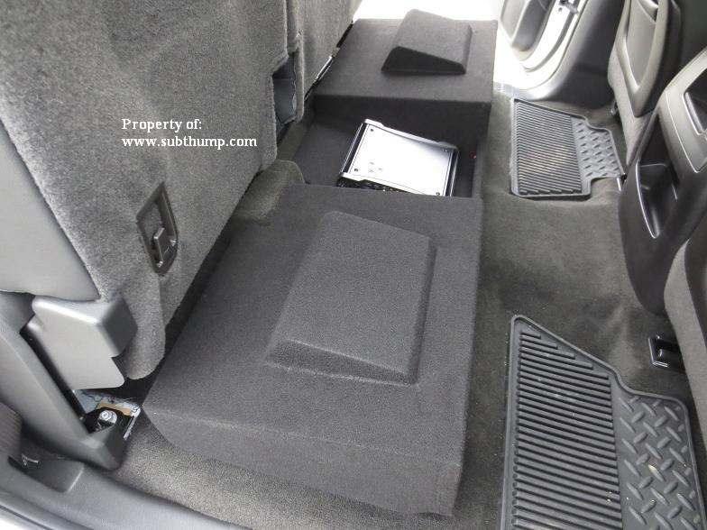 2014-2019 GM Crew Cab Dual Downfire Box With Amp Space *Hot Product*