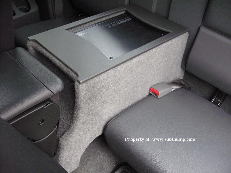 05-10 Dodge Dakota Extended Cab Console Subwoofer Box