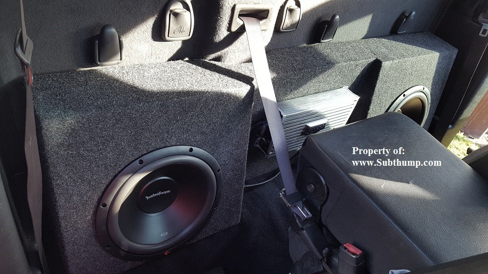 02-15 Dodge Ram Regular Cab Dual Sub Box with Amp Space