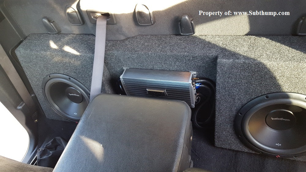 02-15 Dodge Ram Regular Cab Dual Sub Box with Amp Space