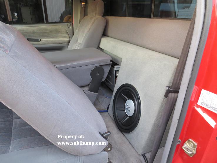 94-01 Dodge Ram Regular Cab Dual Sub Box with Amp Space