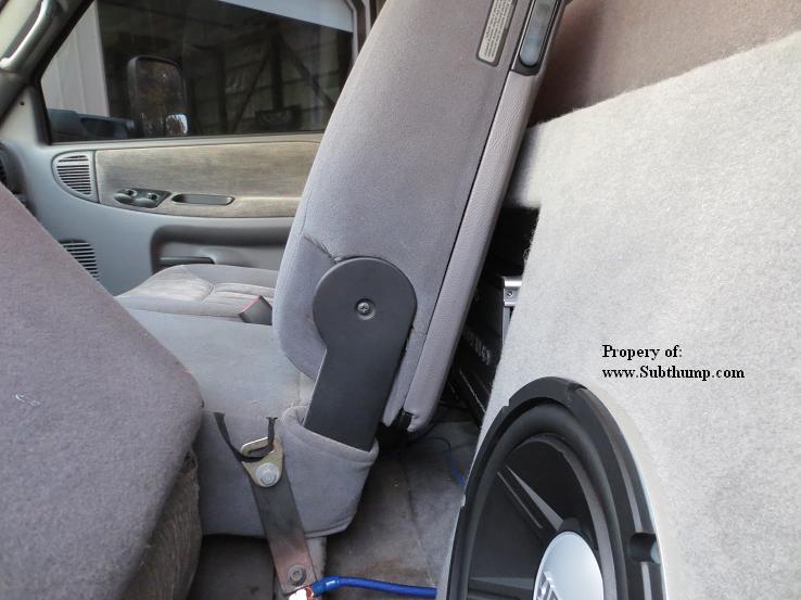 94-01 Dodge Ram Regular Cab Dual Sub Box with Amp Space