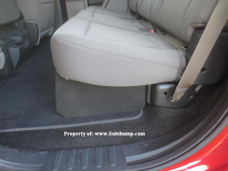 2015-2020 F150 Supercrew Single Downfire Subwoofer Enclosure *New*